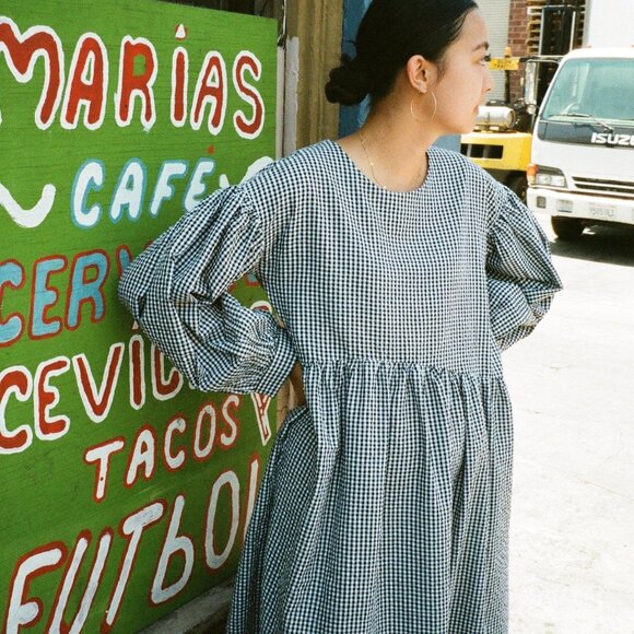 NWT Et Tigre Jayme Maxi Long Dress, Cotton S/M - Picture 3 of 6